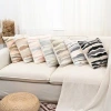 Junbao Printing and Dyeing's niche, fashionable and light luxury rabbit fur and sheep curly fur throw pillows with cores can be customized for export. Large quantities of fabrics can be ordered for production details Picture